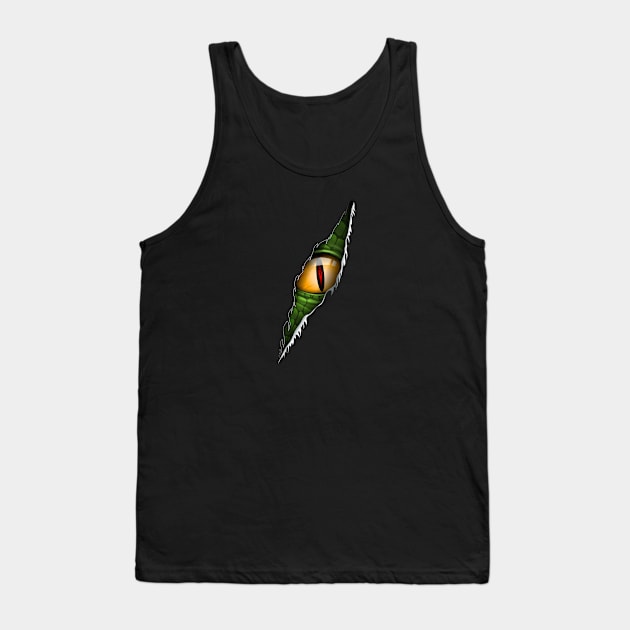 Reptile Eye Tank Top by TambuStore